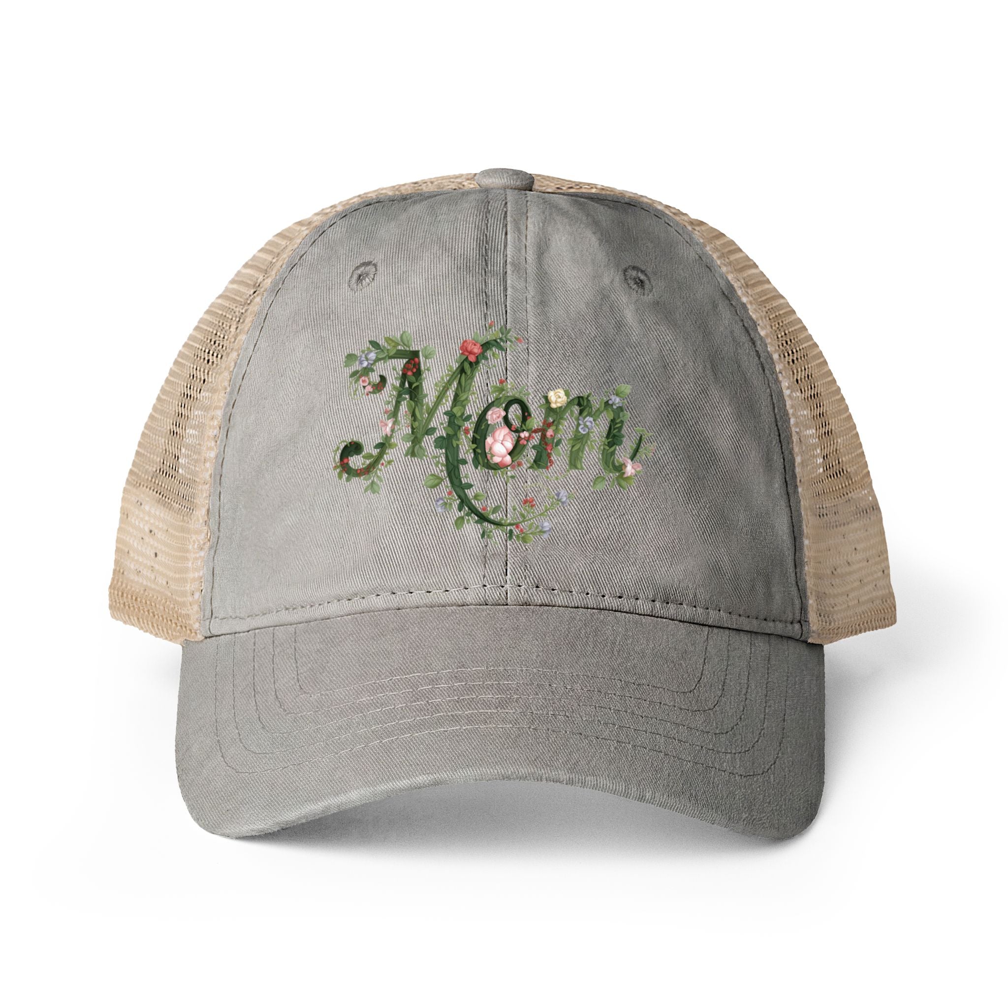 Women's Washed Mesh-Back Cap