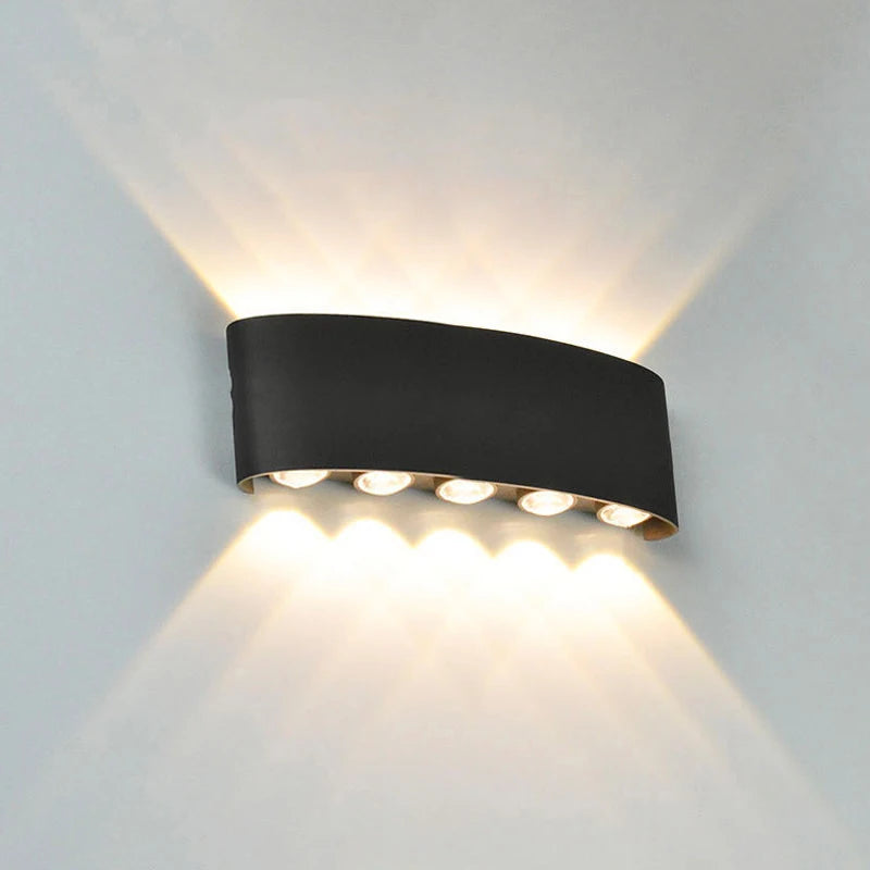 Up Down LED Wall Lamp Waterproof Modern Wall Light for Bedroom Living Room Corridor Balcony Indoor Outdoor Home Decor Lighting